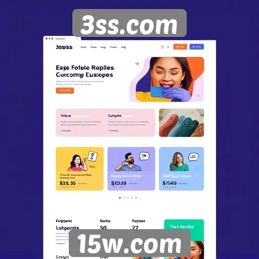 Análise do design gráfico de 3ss.com
