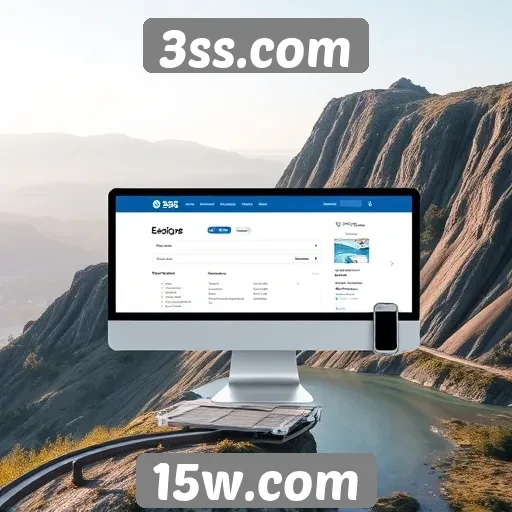 Facilidade de uso e navegação no site 3ss.com