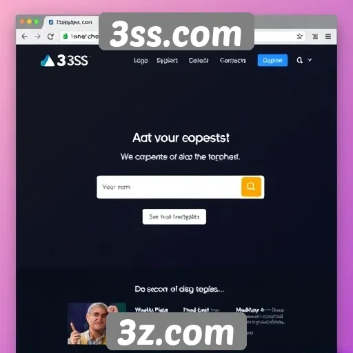 Interface do usuário no site 3ss.com e suas melhorias recentes
